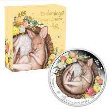 COIN KANGAROO 2021 1/2 OZ SILVER PR COIN