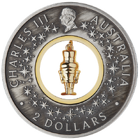 COIN CHRIS NUT CRACKER 2OZ ANTIQUE SILVER
