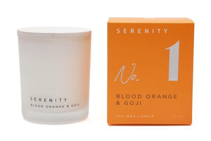 CANDLE BLOOD ORANGE 10OZ GLASS: 2020
