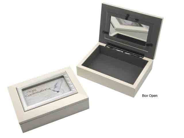 KEEPSAKE BOX WHTE CONFIRMATION