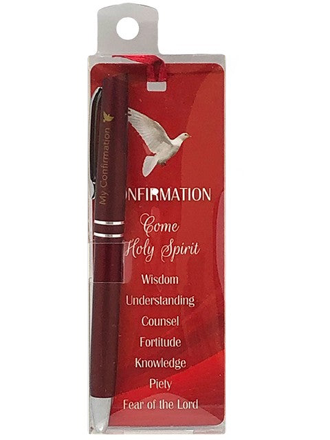 CONFIRMATION PEN & BOOKMARK SET