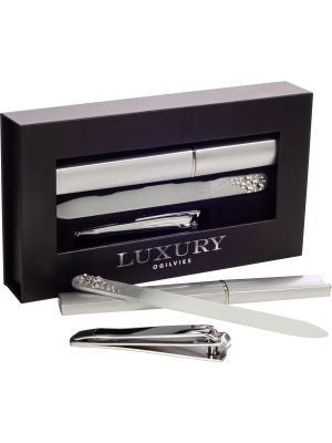 NAIL & CLIPPER SET SILVER