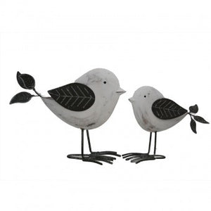 WOOD METAL BIRD LRG
