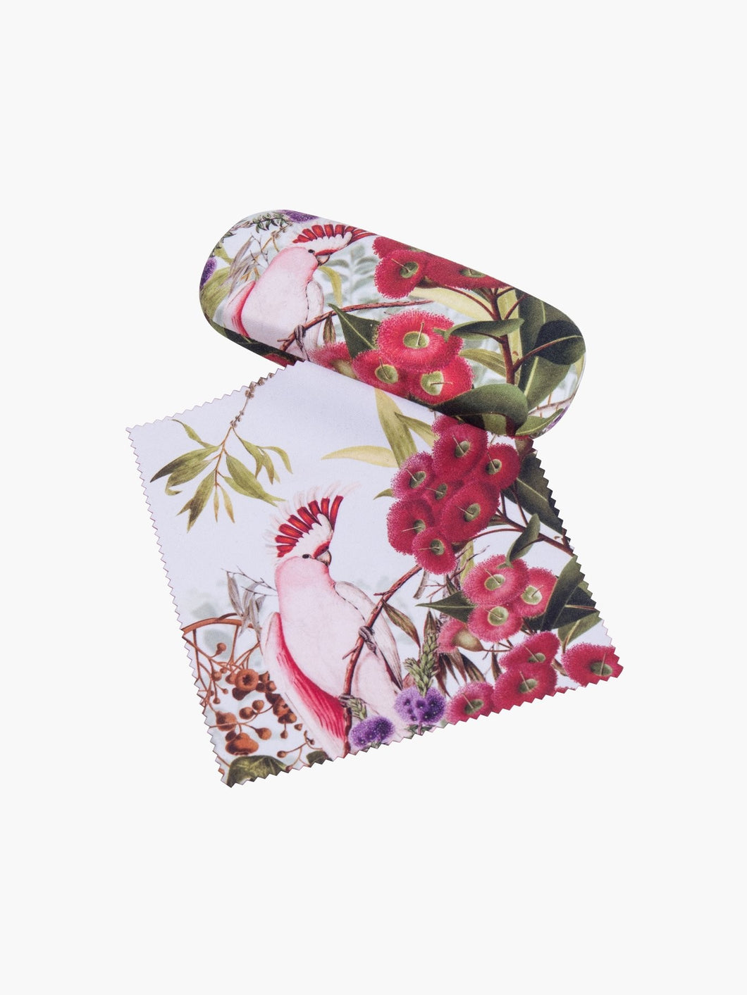 GLASSES CASE FLOWERING GUM & LENS CLEANER