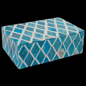 BOX BONE INLAY MEDIUM AQUARIUS