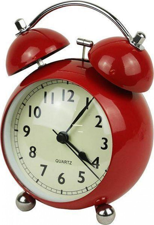 ALARM CLOCK CURVE RED SMALL