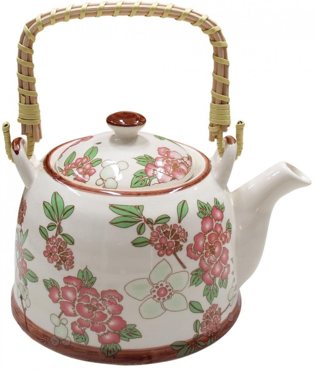 TEAPOT PINK FLOWERS