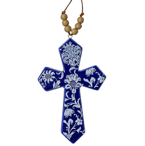 CROSS W/BEADS FLORET SMALL