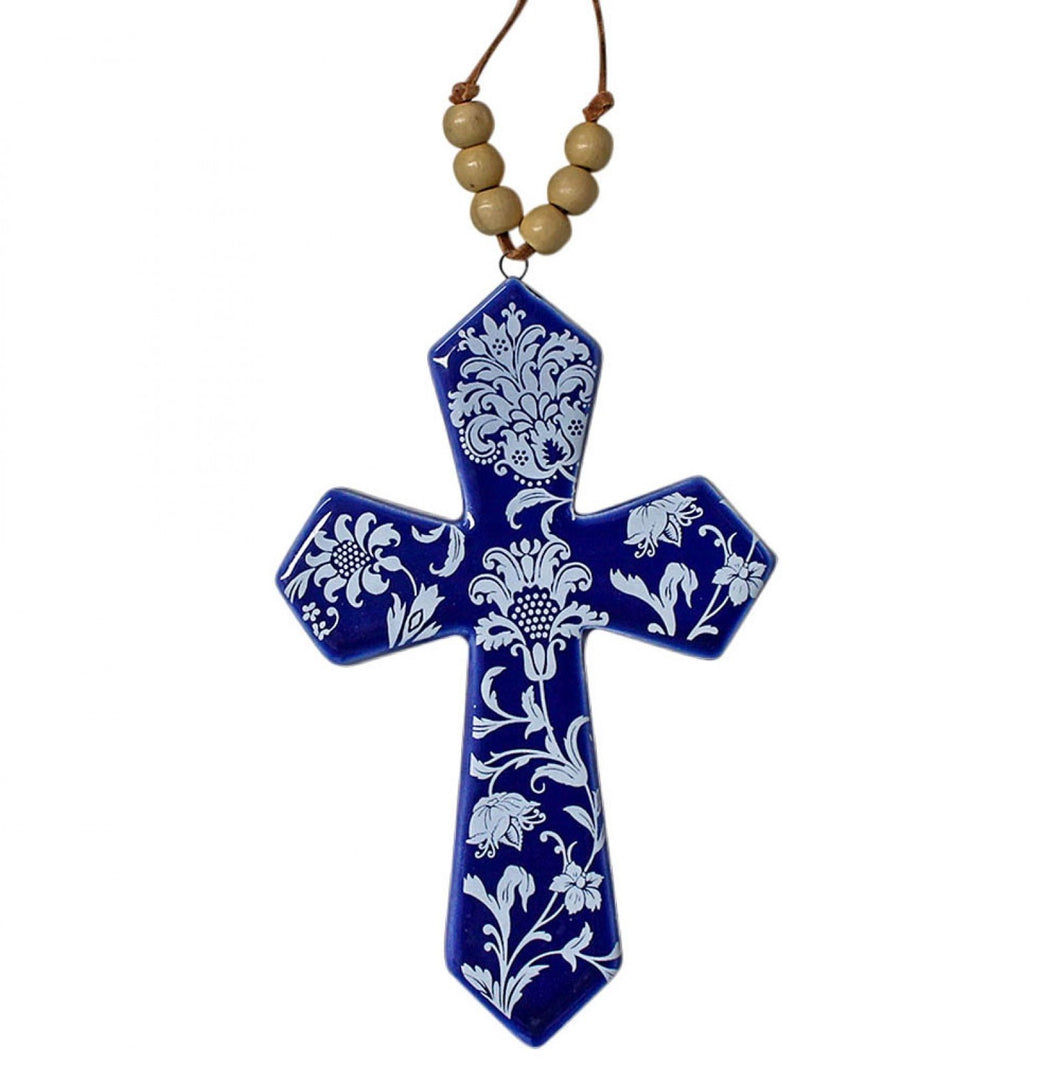 CROSS W/BEADS FLORET SMALL