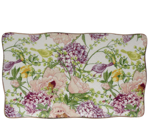 PLATE REC SPRING FLORAL