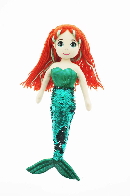 Cotton Candy 45cm Rose F-S Dark Green Mermaid