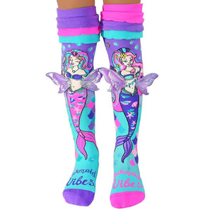 MERMAID SEAWORLD SOCKS AGE 6-99