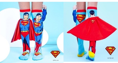 SUPERMAN SOCKS Kids & Adults Age 6-99
