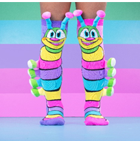 CATERPILLAR SOCKS Kids & Adults Age 6 - 99