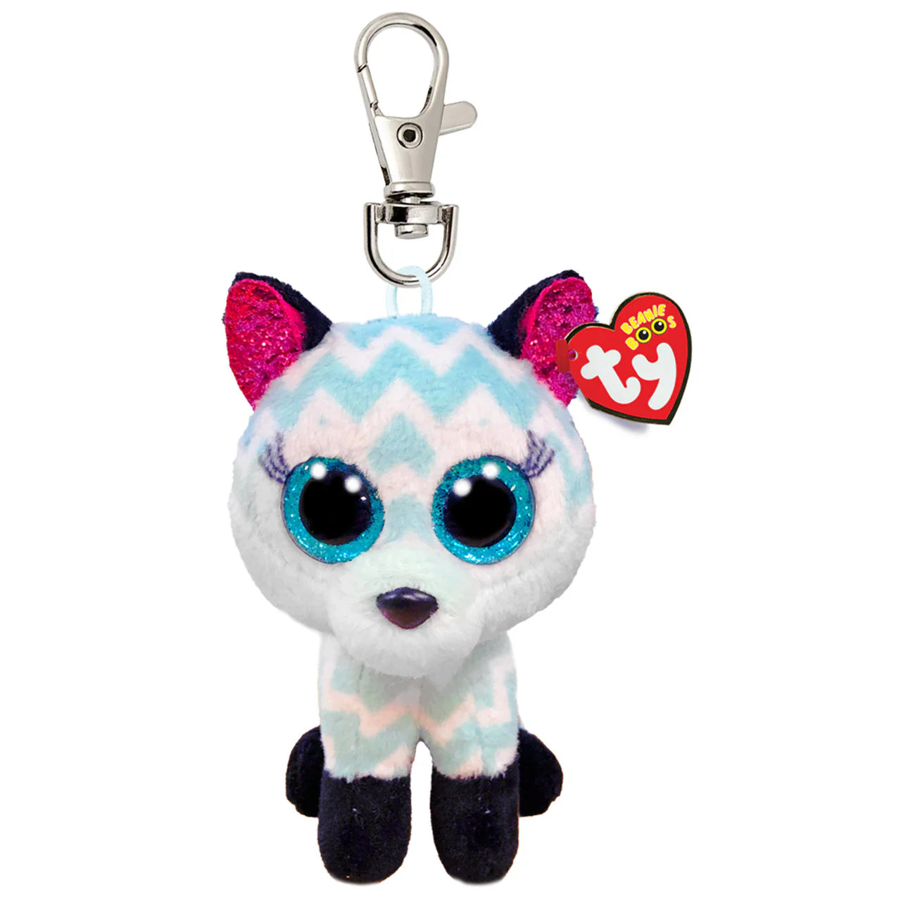BEANIE BOOS CLIP ATLAS - AQUA FOX