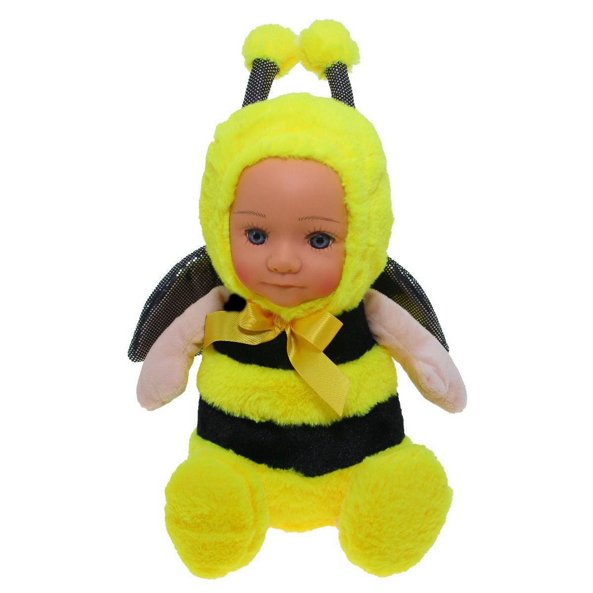 Buzz Yellow Bee Fur Baby Plush Toy Soft Stuffed Animal