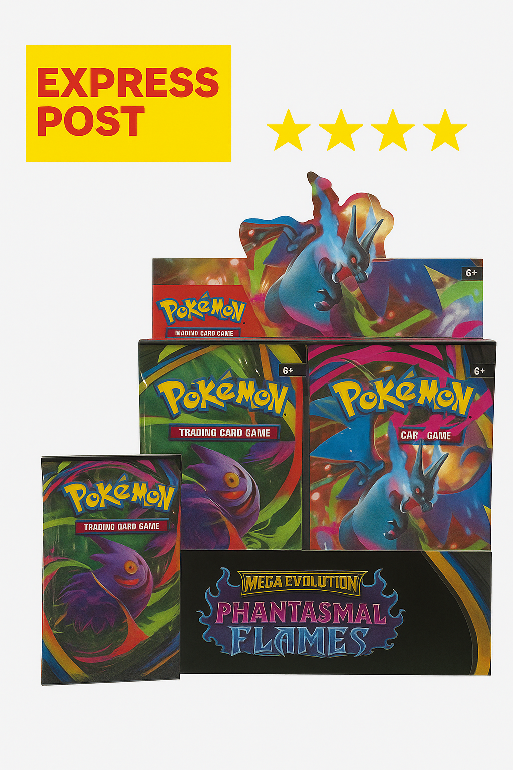 Pokemon TCG: Mega Evolution ME02 - Phantasmal Flames Booster Box ✅ In Stock ✅