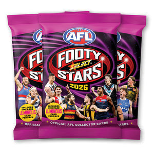AFL 2026 Footy Stars Trading Cards Pack – Official AFL Cards