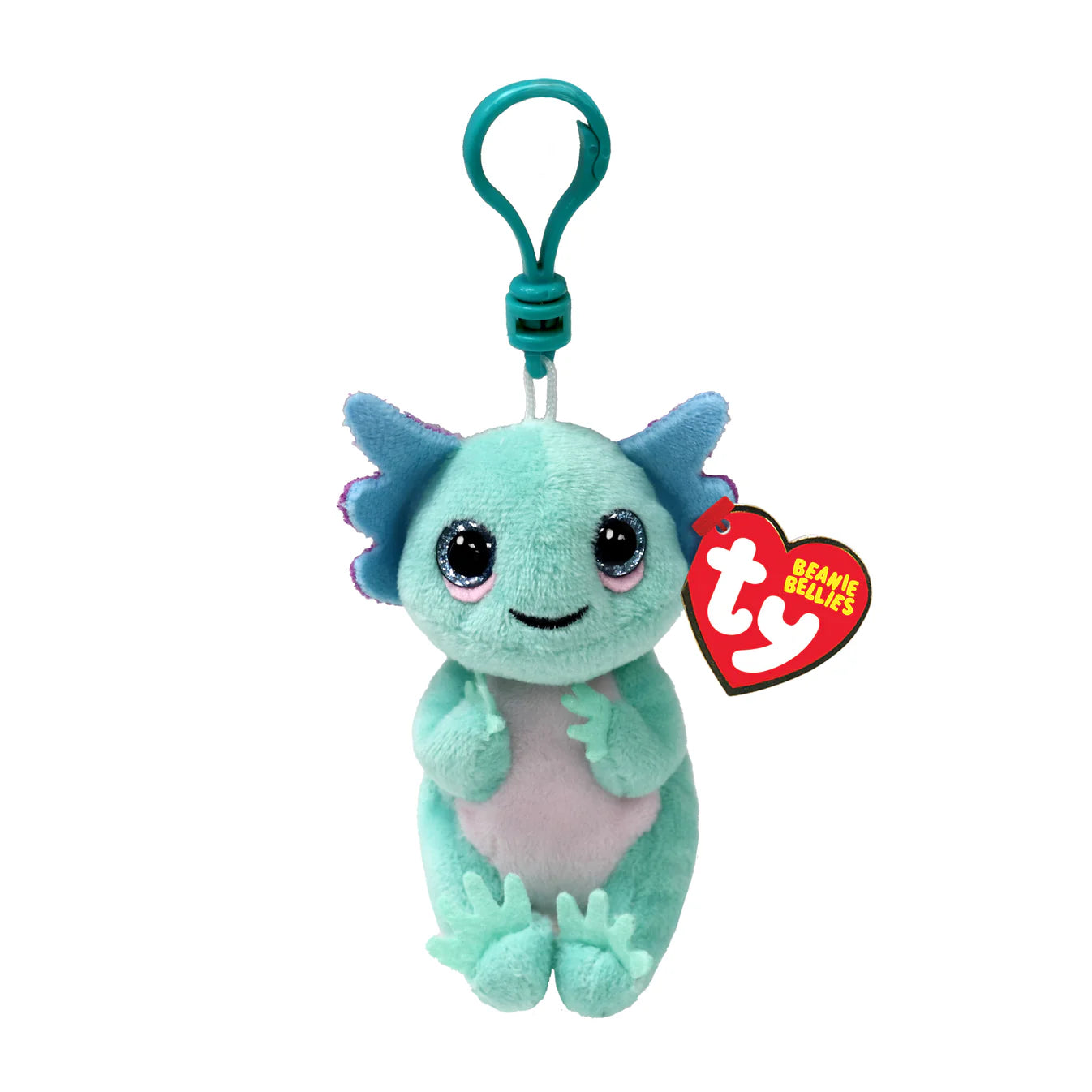 TY Beanie Bellies ALEX - pastel axolotl clip