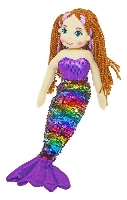 Siren Mermaid Doll Cotton Candy