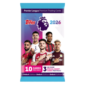 Topps Premier League 2025/26 Trading Cards – 1 Sealed Packet (10 Cards)