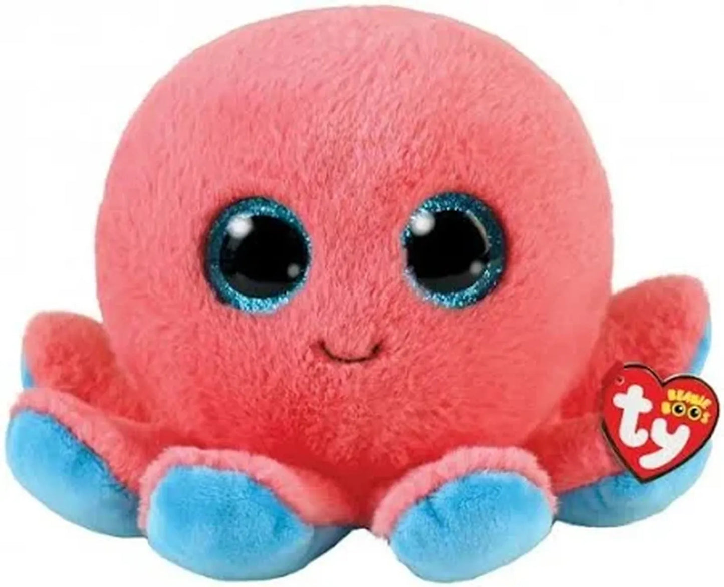 SHELDON THE CORAL OCTOPUS BEANIE BOO REGULAR