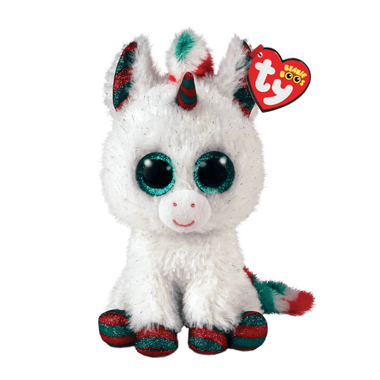 BEANIE BOOS REGULAR SNOWFALL - UNICORN CHRISTMAS